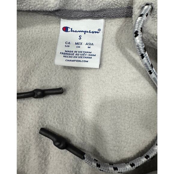 Champion Chicago Blackhawks Hockey 1/2 Zip Fleece Hooded Pullover Size S - Picture 4 of 4